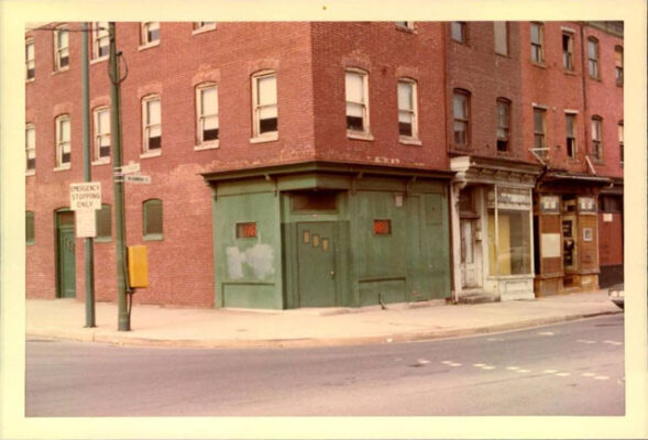 The corner bar on West Camden street where he lived for a brief time in 1902 until he was sent to St. Mary's. The family lived in the apartment above the bar.