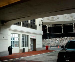 The day after I returned to the Claridge in 2007, the neighboring Sands Hotel was demolished; the first-ever casino-hotel implosion on the East Coast.