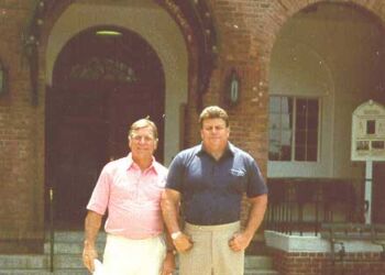 Six months later Klepfer and Mantle visited the Hall of Fame in Cooperstown. No one recognized The Mick. Photo: Courtesy of Mike Klepfer