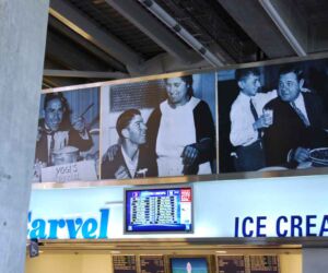 Images of the past are everywhere in the new ballpark.