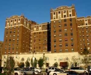 The Concourse Plaza Hotel at the corner of 161st Street in the Bronx opened in 1923, the same year as its neighbor down the hill, Yankee Stadium.