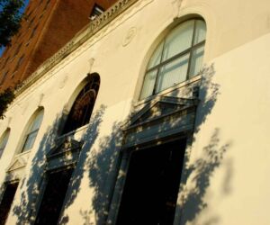 I attended High Holy Day services with my grandmother in the second floor ballroom.