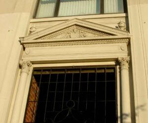 From my perch on the ballroom balcony, wrapped within a silk brocade drape with my transistor radio and my Sammy Esposito glove, I could see the green immensity of the outfield wall at the bottom of the hill.