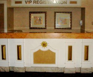 The VIPS included Frank Sinatra and Lyndon Johnson, who sweltered in his un-airconditioned accommodations during the 1964 Democratic Convention.